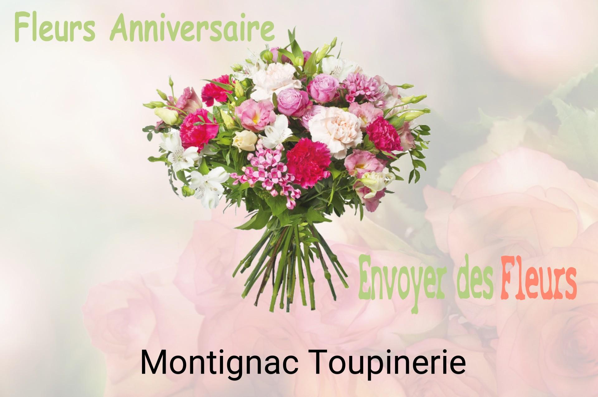 Bouquet de fleurs d’anniversaire livré à Montignac-Toupinerie