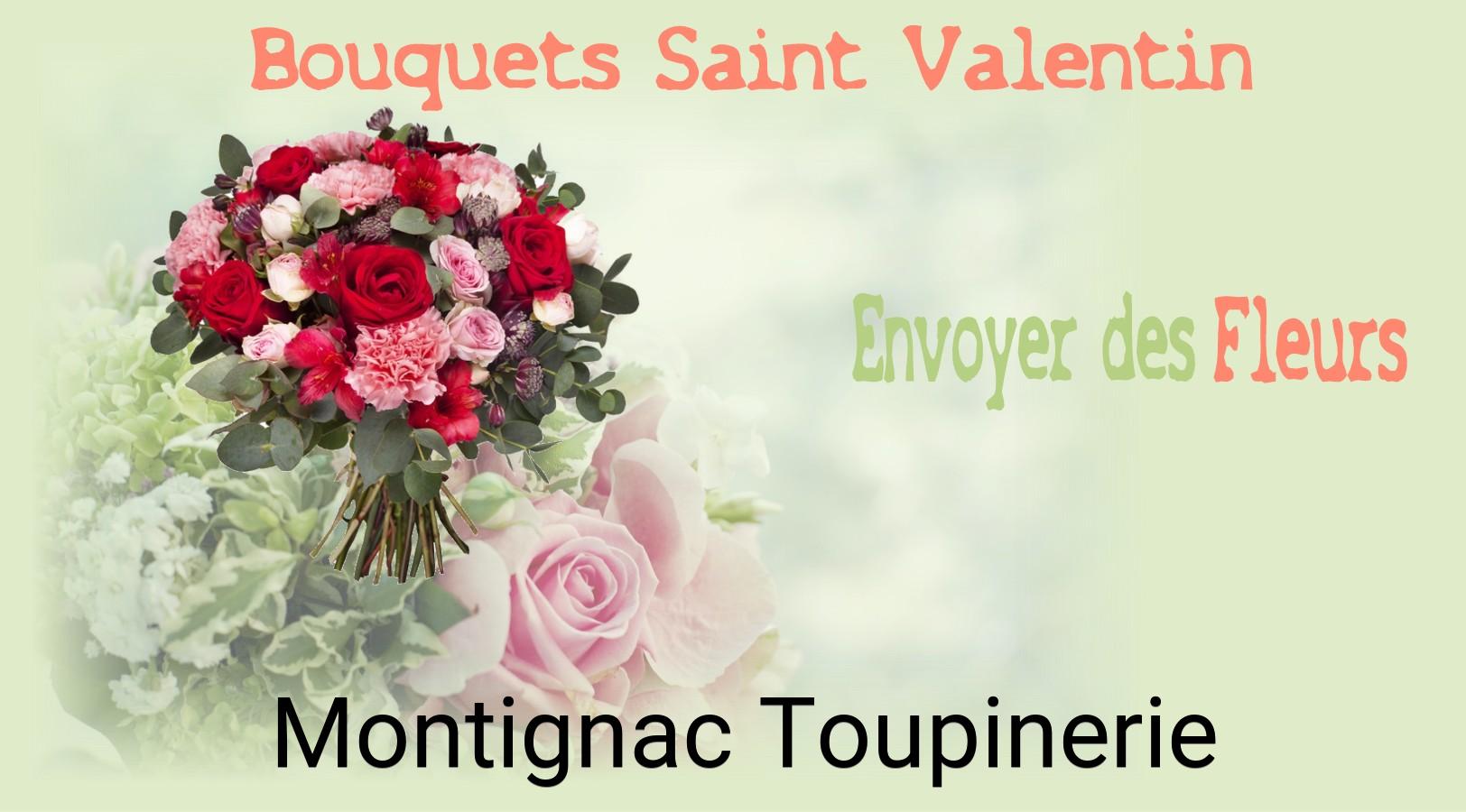 Roses de Saint-Valentin livrées à Montignac-Toupinerie